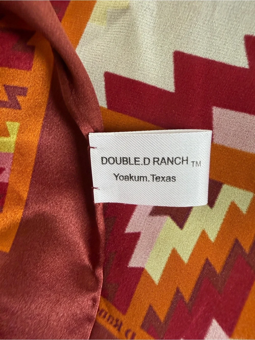 Double D Ranch Silk Scarf New!!